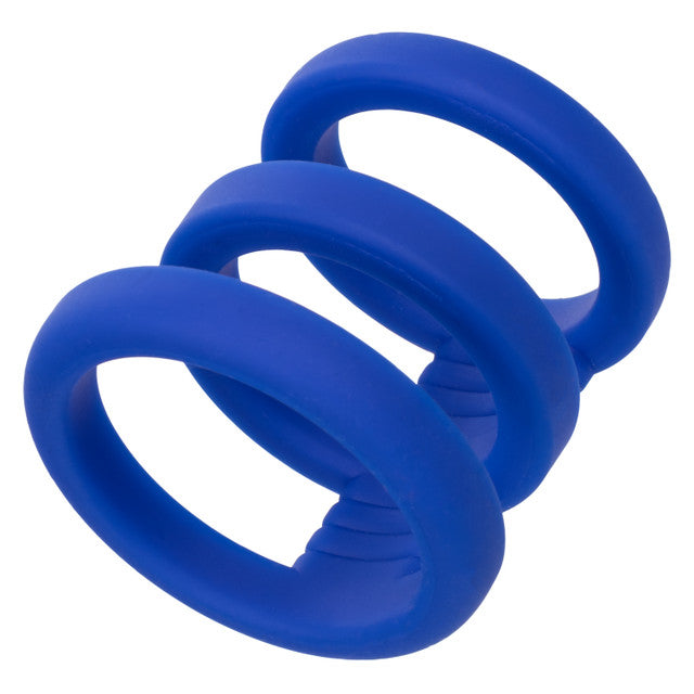 Calexotics Admiral Triple Cock Cage - Premium Multi Cock Ring Support