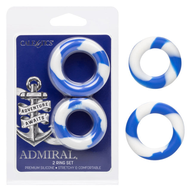 Calexotics Admiral 2 Cock Ring Set