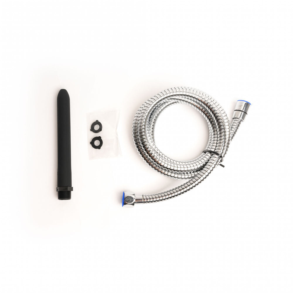 Sport Fucker Hydro Shot Travel Kit - Black 15cm Clearning Nozzle with 1.8m Flex Hose Connection