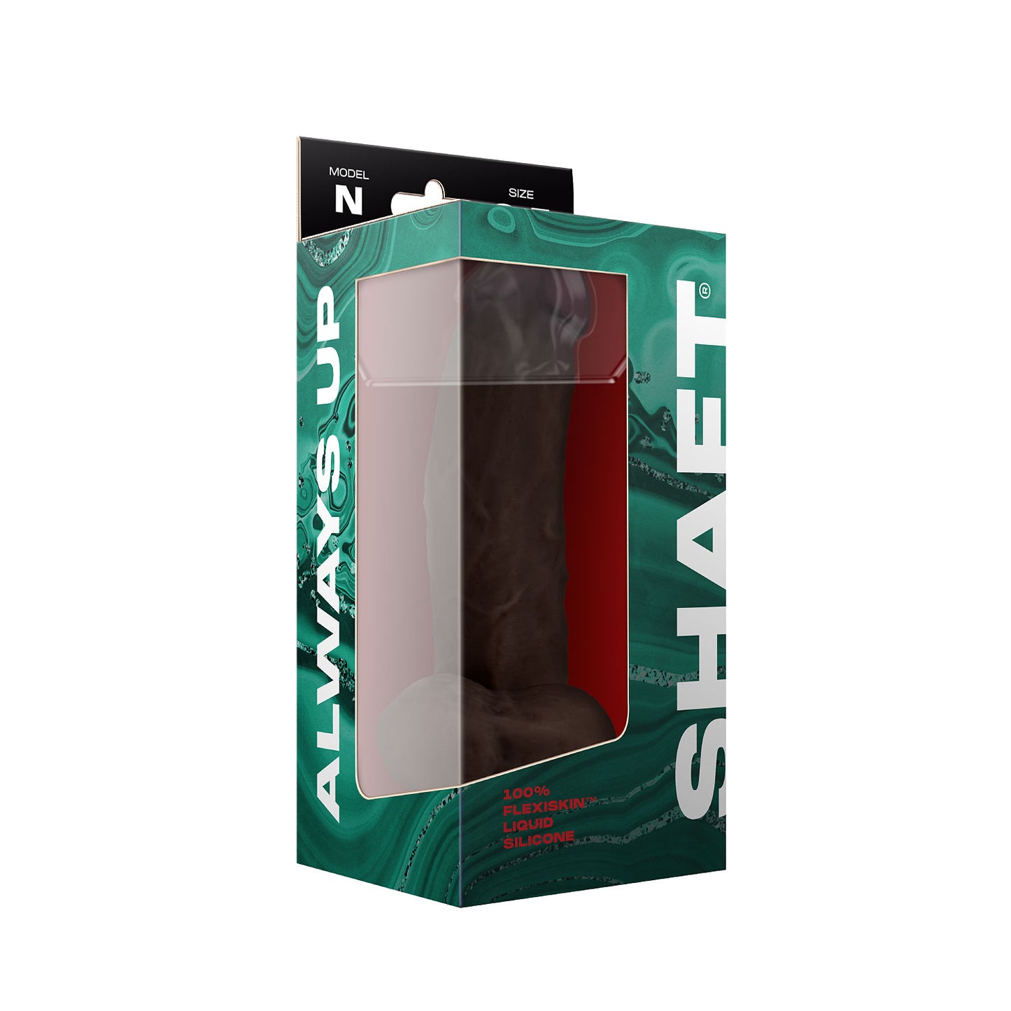 Shaft MODEL N 8.5" Liquide Silicone Dong w/Balls