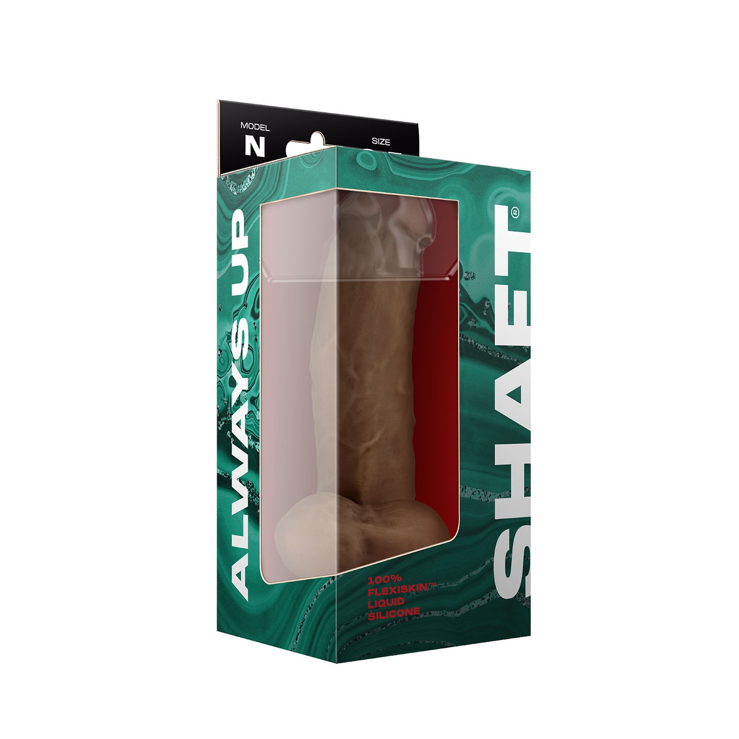Shaft MODEL N 8.5" Liquide Silicone Dong w/Balls