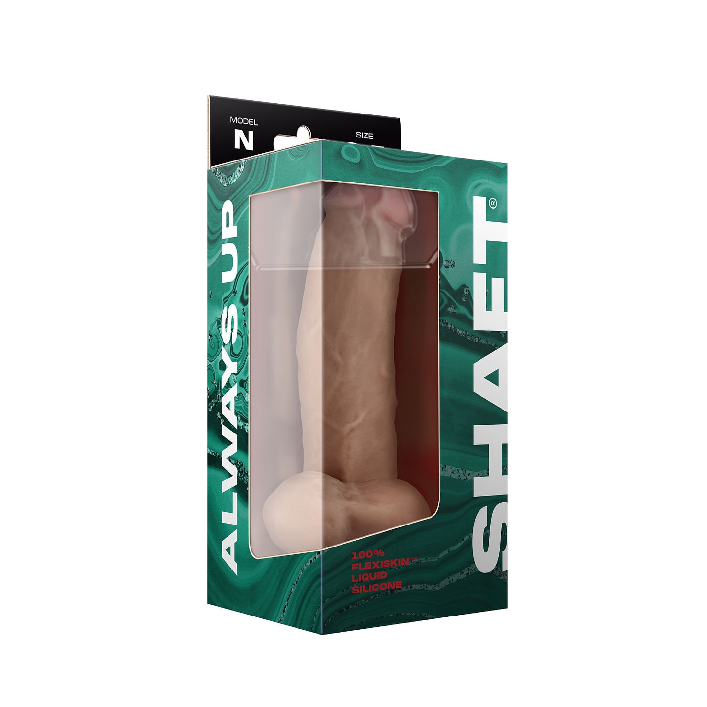 Shaft MODEL N 8.5" Liquide Silicone Dong w/Balls