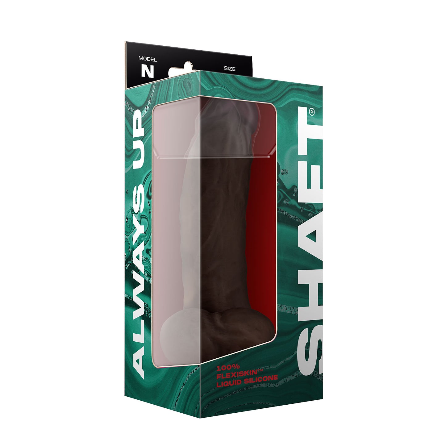Shaft MODEL N 9.5" Liquide Silicone Dong w/Balls
