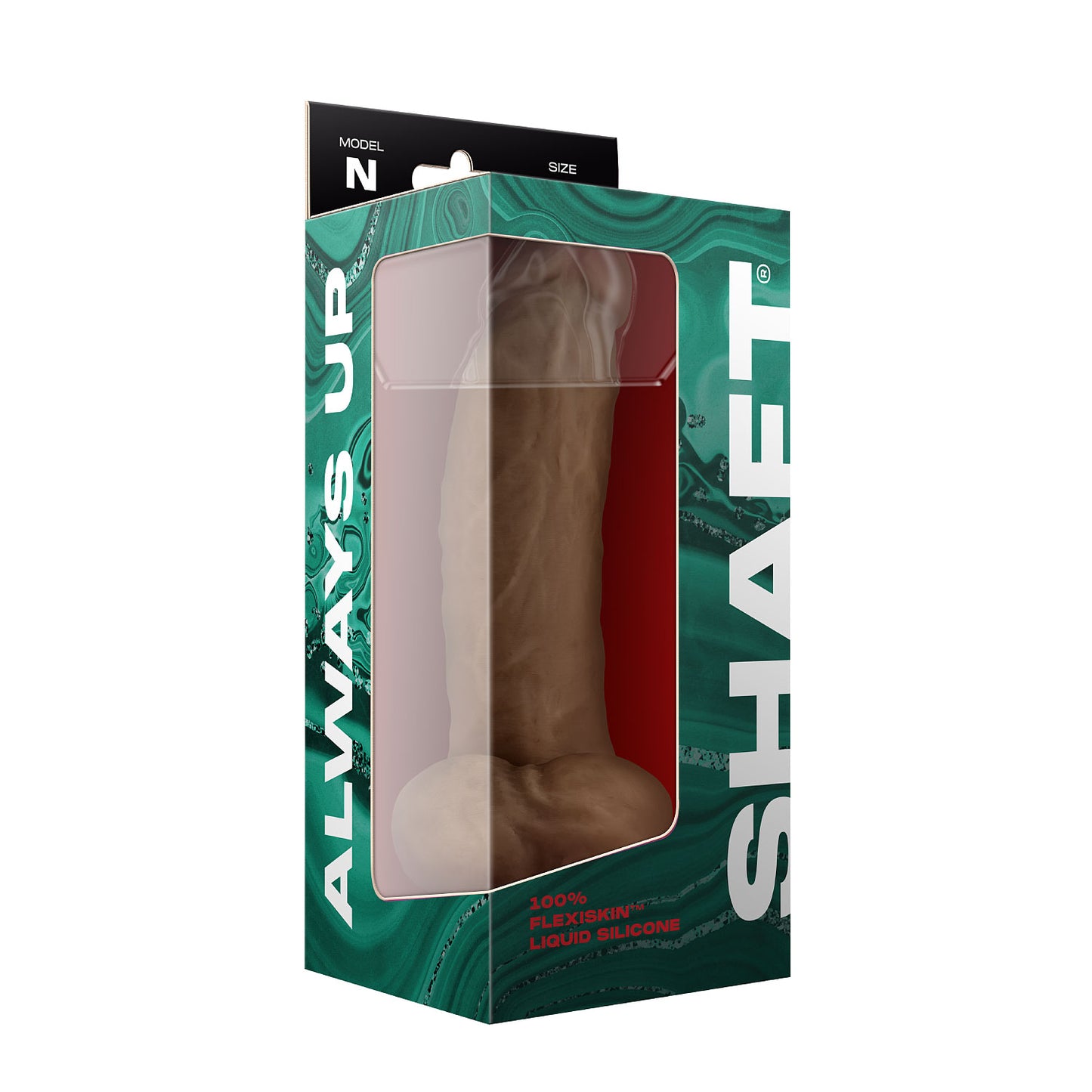 Shaft MODEL N 9.5" Liquide Silicone Dong w/Balls
