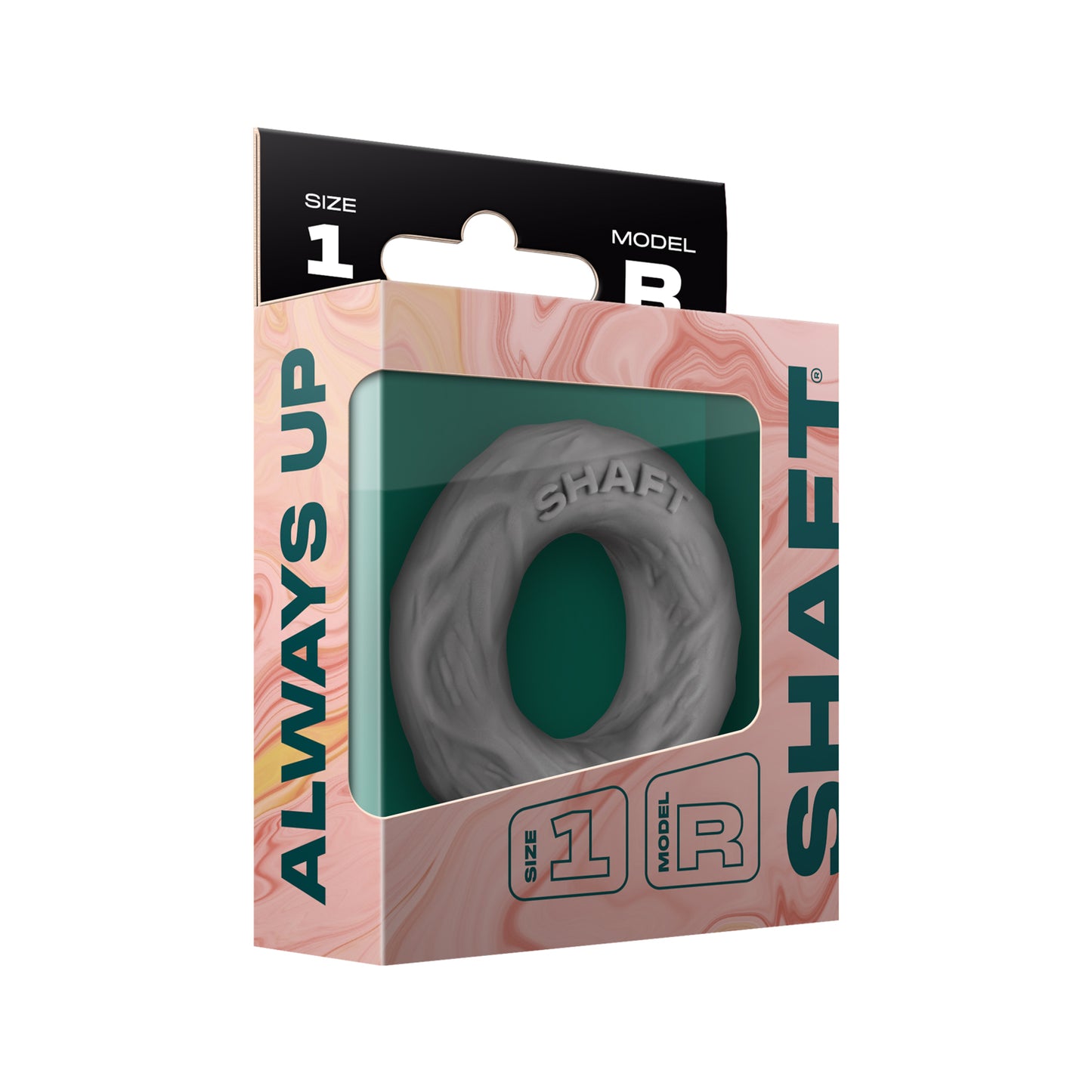 Shaft Model R Flexskin Liquid Silicone C-Ring Cock Ring Size 1