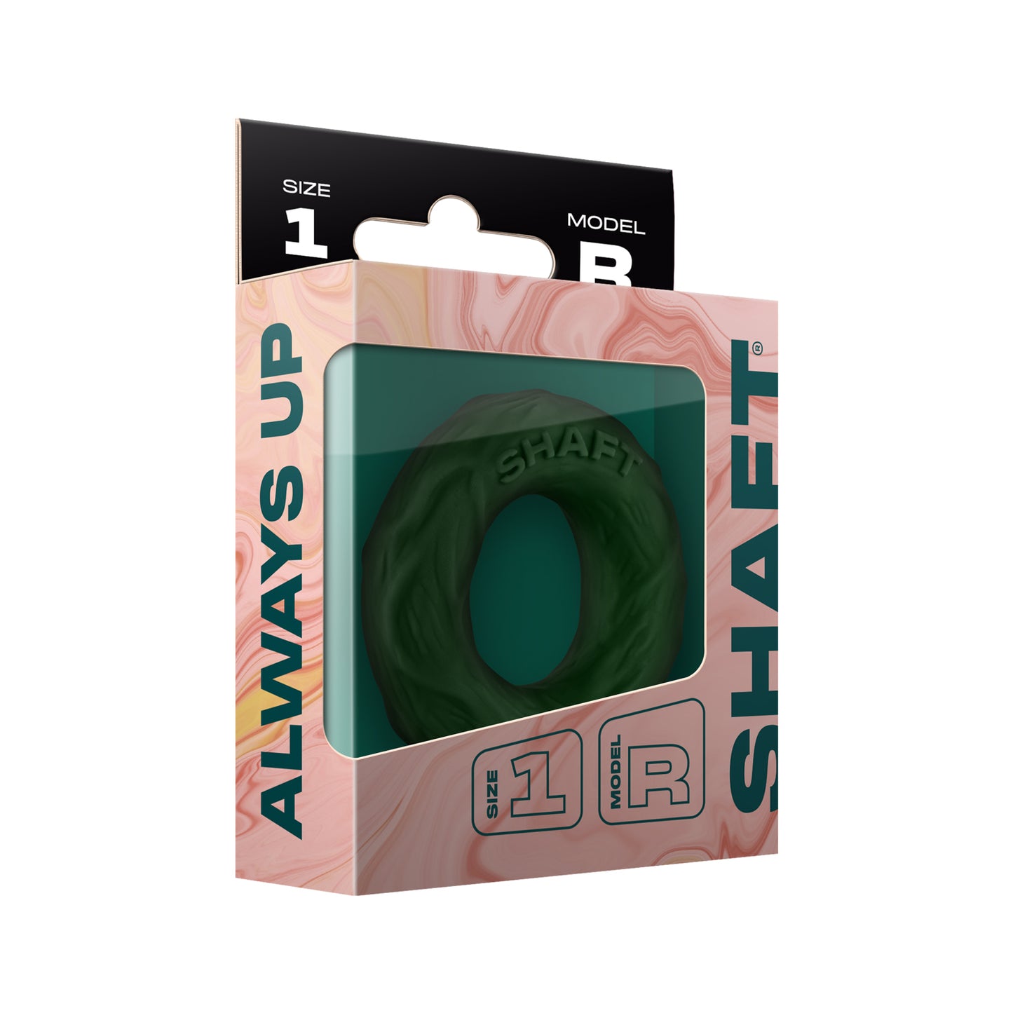 Shaft Model R Flexskin Liquid Silicone C-Ring Cock Ring Size 1
