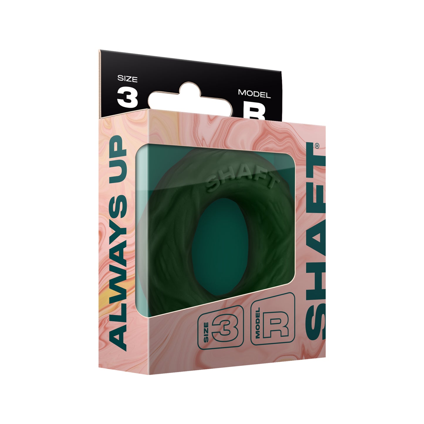 Shaft Model R Flexskin Liquid Silicone C-Ring Cock Ring Size 3