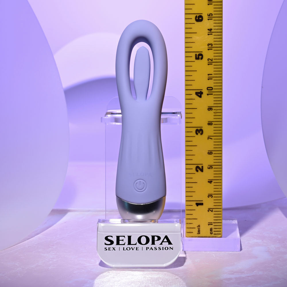 Selopa IN A FLAP - Purple 15cm Flicking Stimulator