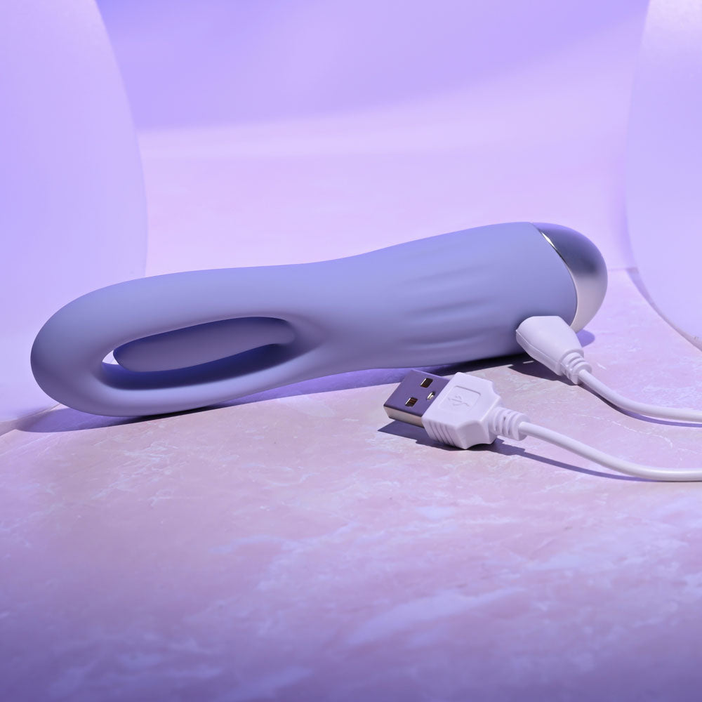 Selopa IN A FLAP - Purple 15cm Flicking Stimulator