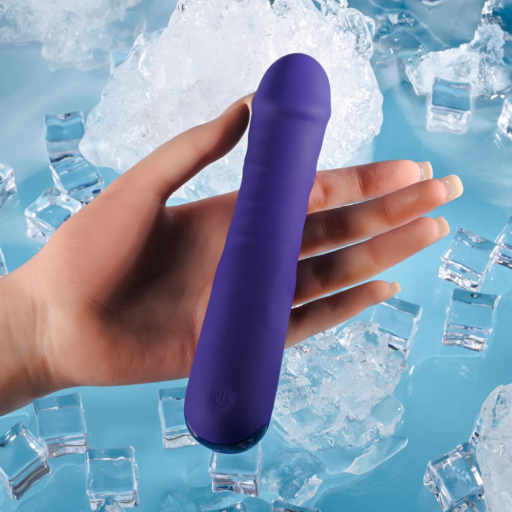 Selopa AMBITION - Purple 17cm Thrusting Vibrator