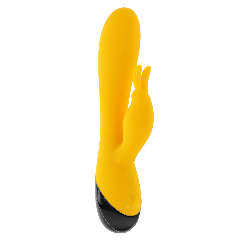 Selopa BUZZZ BUNNY - Yellow 19.7cm Rabbit Vibrator