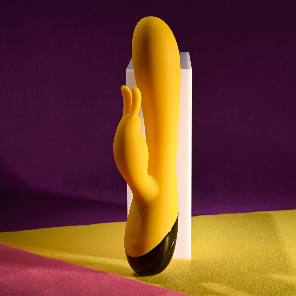 Selopa BUZZZ BUNNY - Yellow 19.7cm Rabbit Vibrator