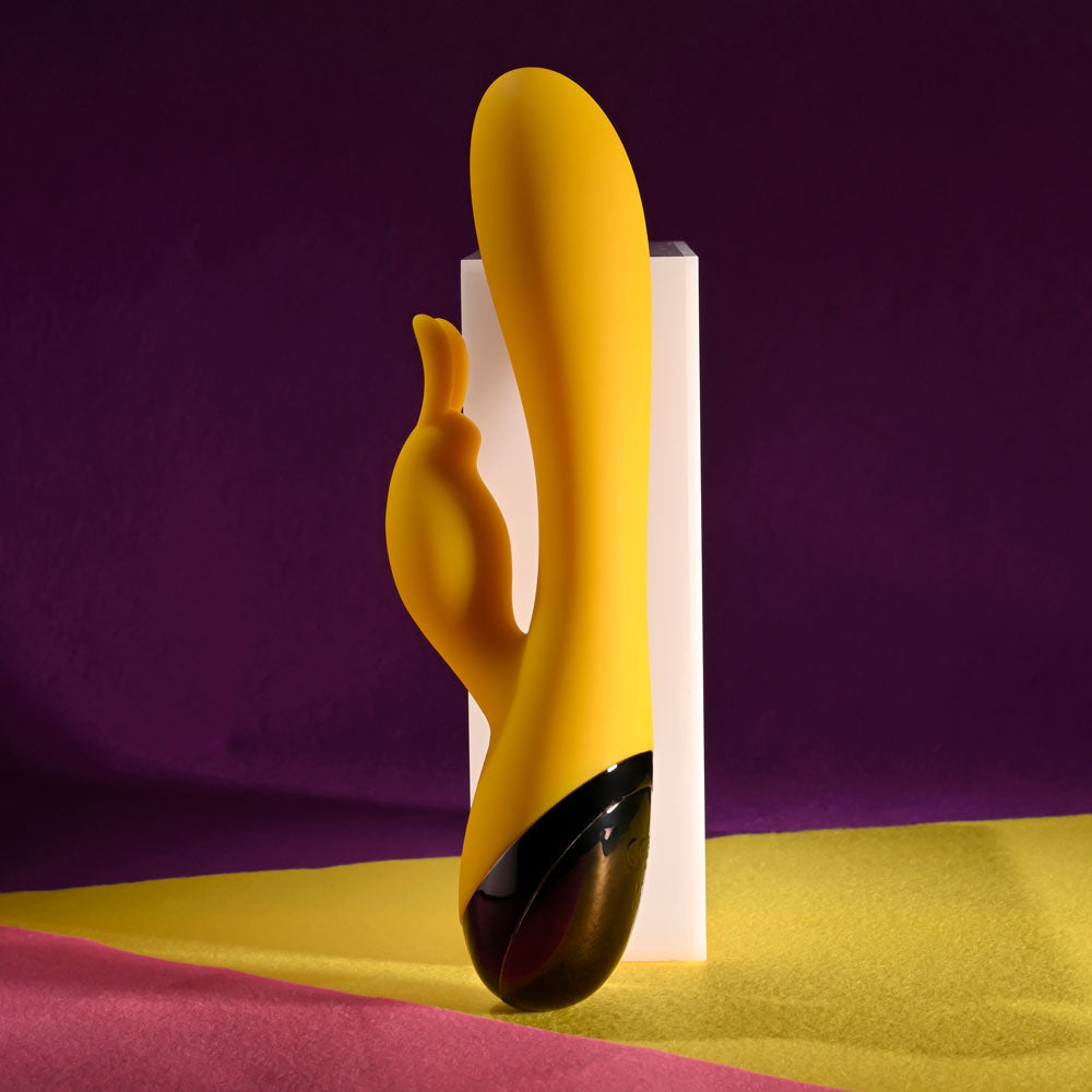 Selopa BUZZZ BUNNY - Yellow 19.7cm Rabbit Vibrator
