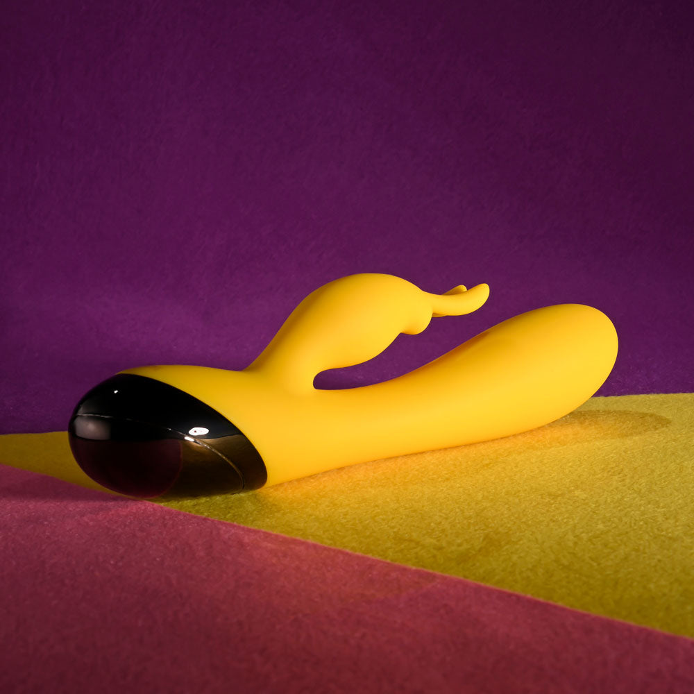 Selopa BUZZZ BUNNY - Yellow 19.7cm Rabbit Vibrator