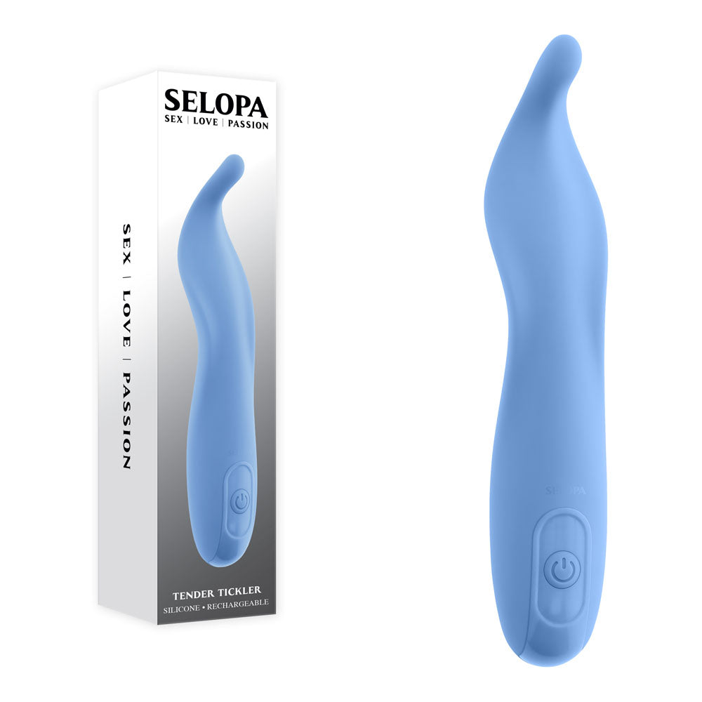 Selopa TENDER TICKLER - Blue 16.2cm Pinpoint Stimulator