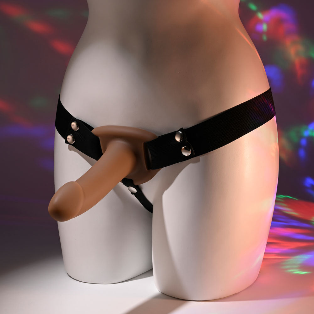 Selopa OUR FIRST HOLLOW STRAP ON DARK - Brown 16.3cm Hollow Strap-On