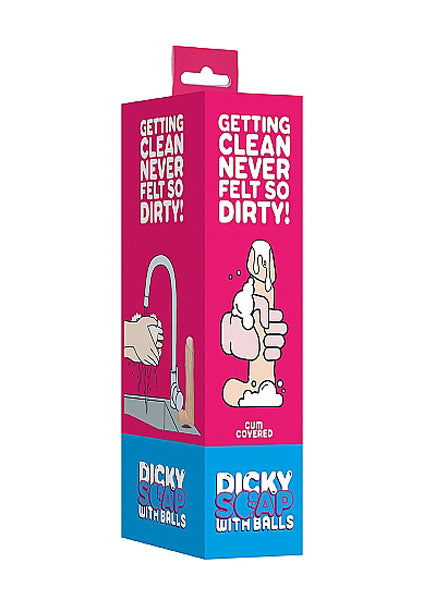 Shots Toys | Dicky Soap With Balls - Cum Covered - Flesh