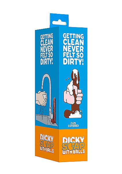 Shots Toys | Dicky Soap With Balls - Cum Covered - Brown