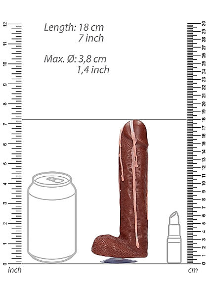 Shots Toys | Dicky Soap With Balls - Cum Covered - Brown