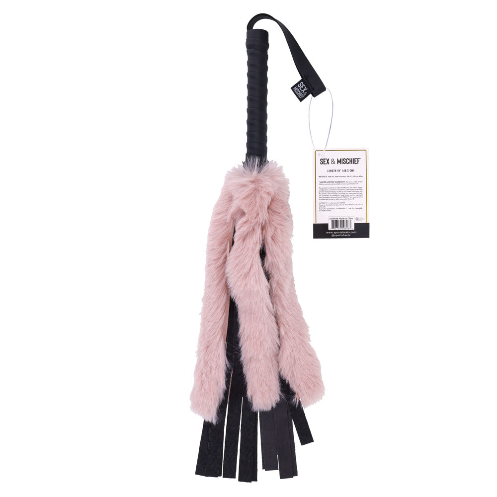 Sportsheets Sex & Mischief Brat Faux Fur Flogger