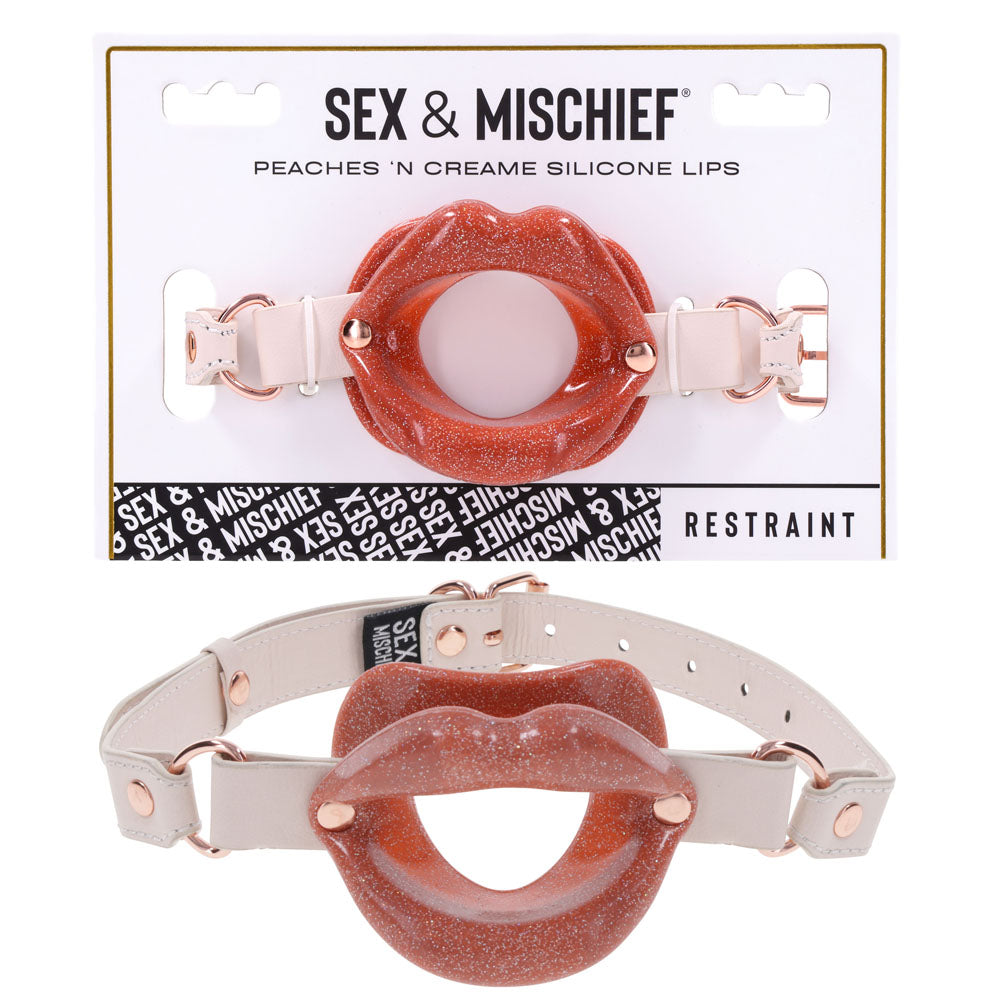 Sportsheets Sex & Mischief Peaches n Creame Silicone Lips