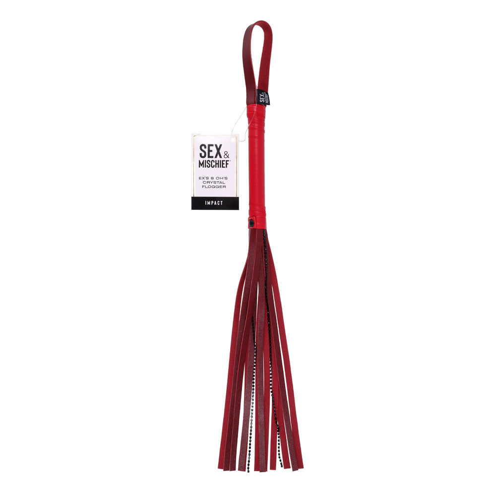 Sportsheets S&M Exs & Ohs Crystal Flogger