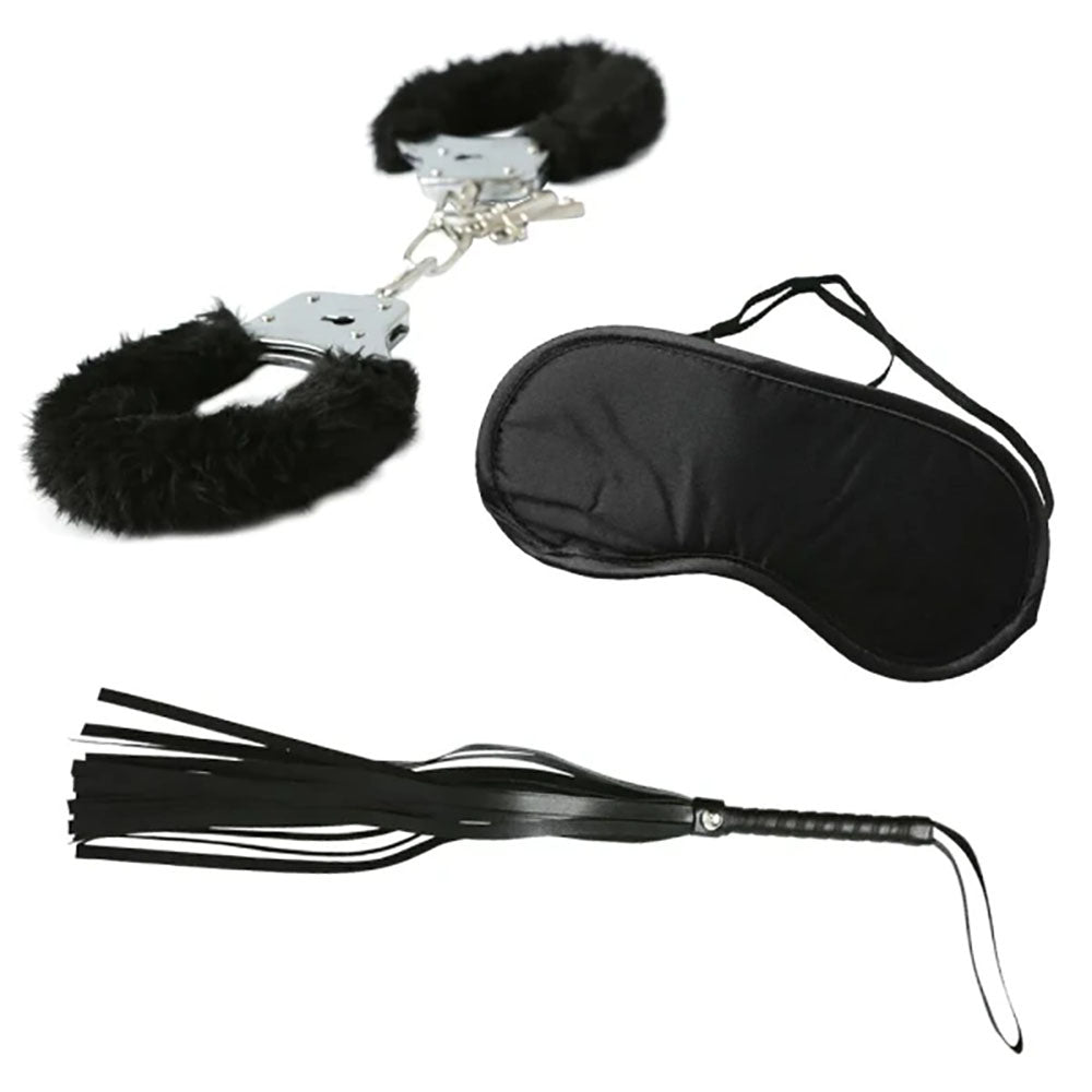 Sportsheets Sex & Mischief 3 Piece Intro to S&M Beginner Bondage Kit