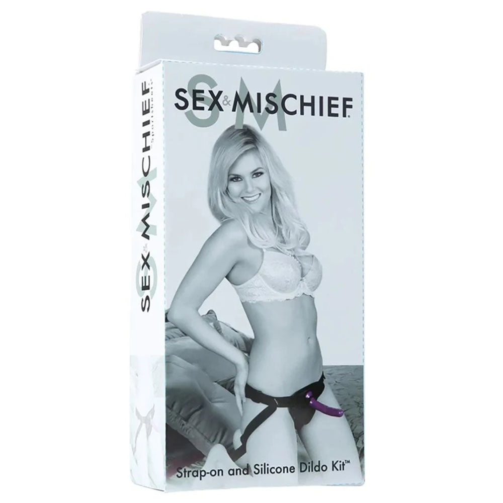 Sportsheets Sex & Mischief Strap-On & Silicone Dildo Kit