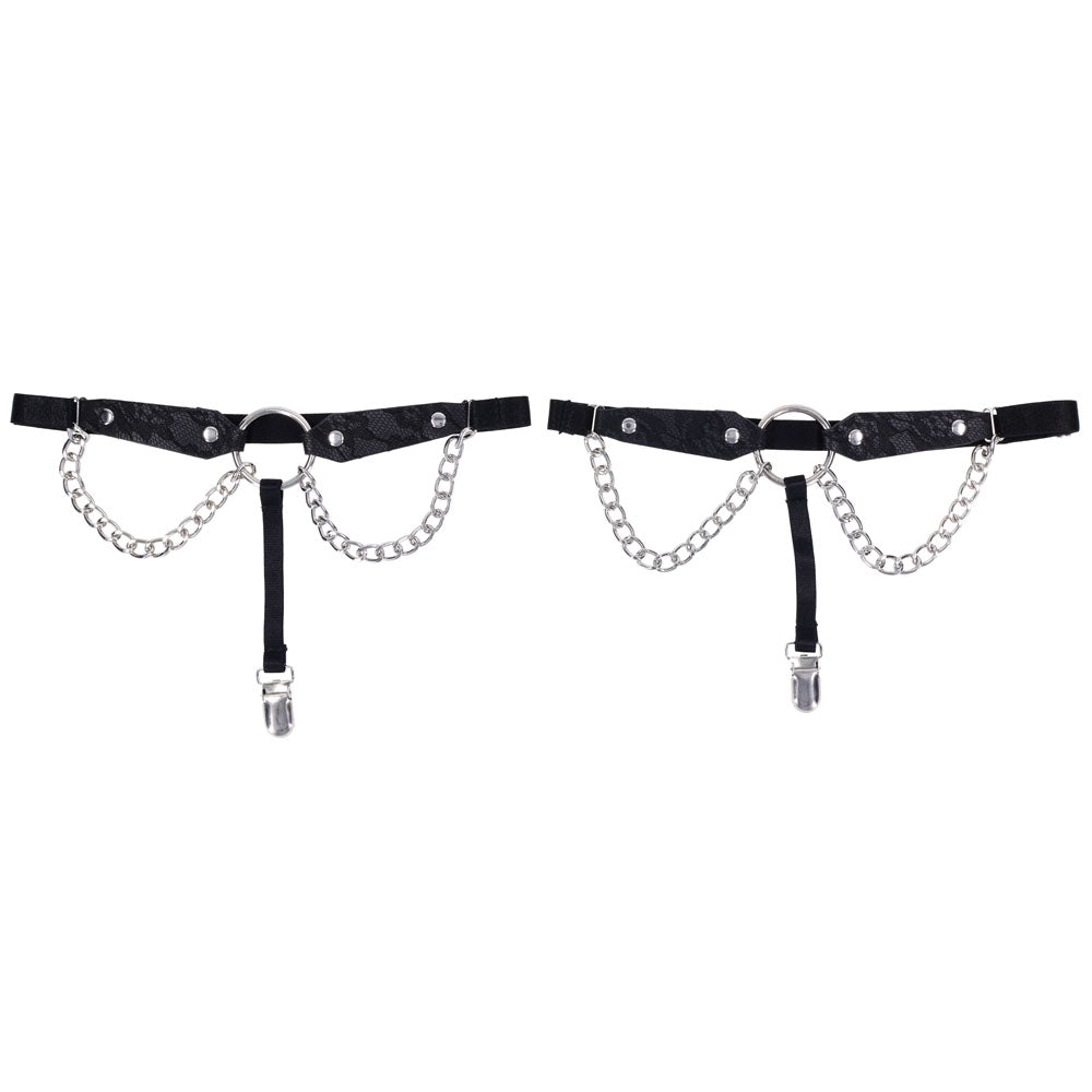 Sportsheets Sex & Mischief Chain Lace Garters