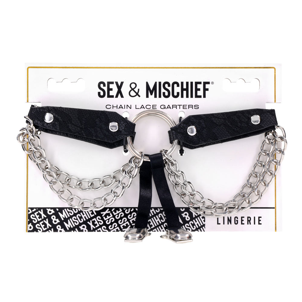 Sportsheets Sex & Mischief Chain Lace Garters