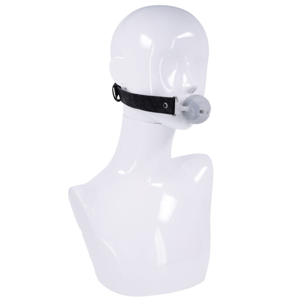 Sportsheets Sex & Mischief Lace Silicone Breathable Ball Gag