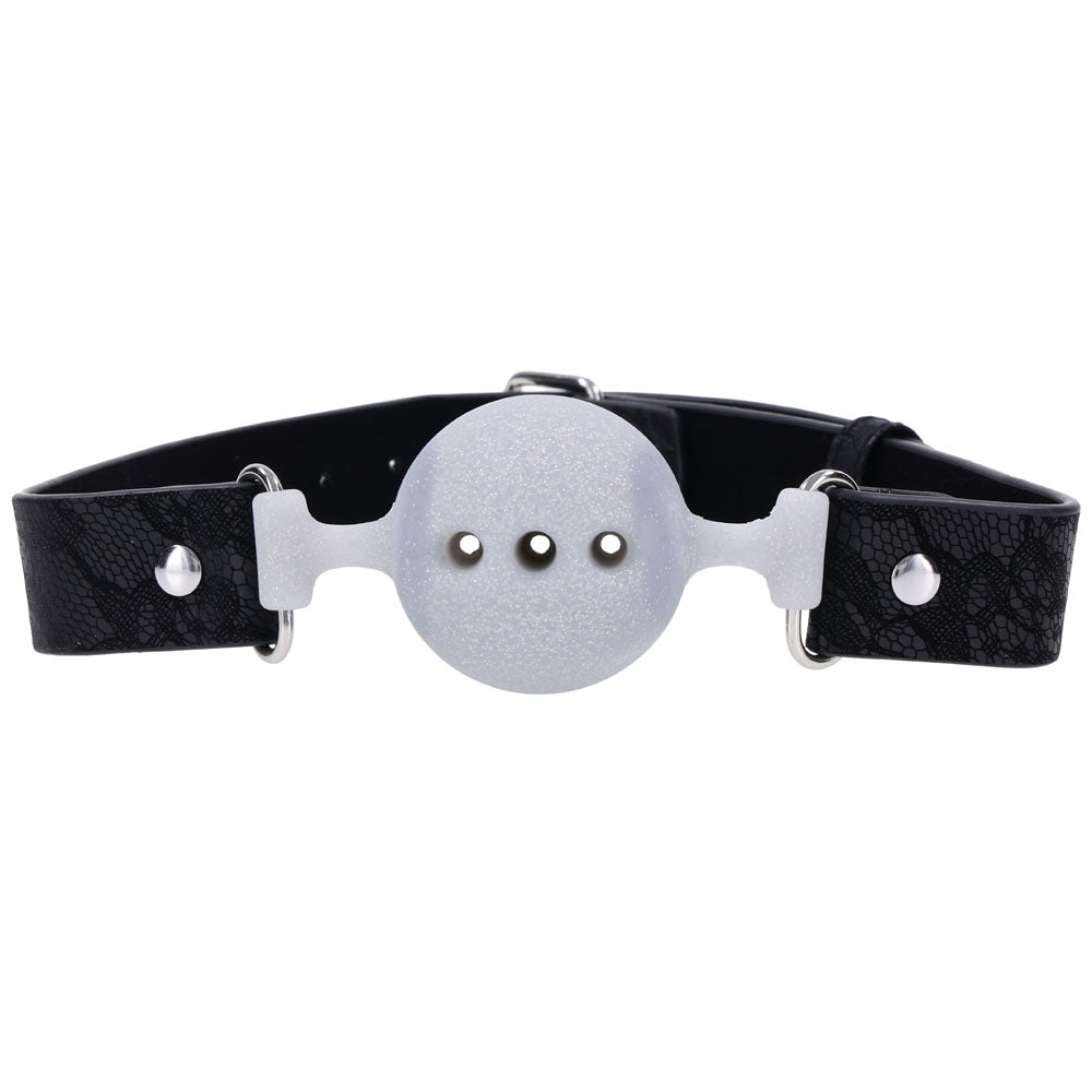 Sportsheets Sex & Mischief Lace Silicone Breathable Ball Gag