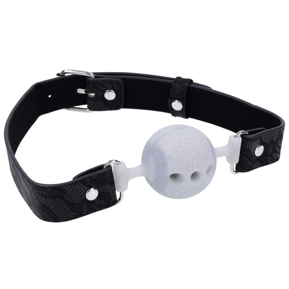 Sportsheets Sex & Mischief Lace Silicone Breathable Ball Gag