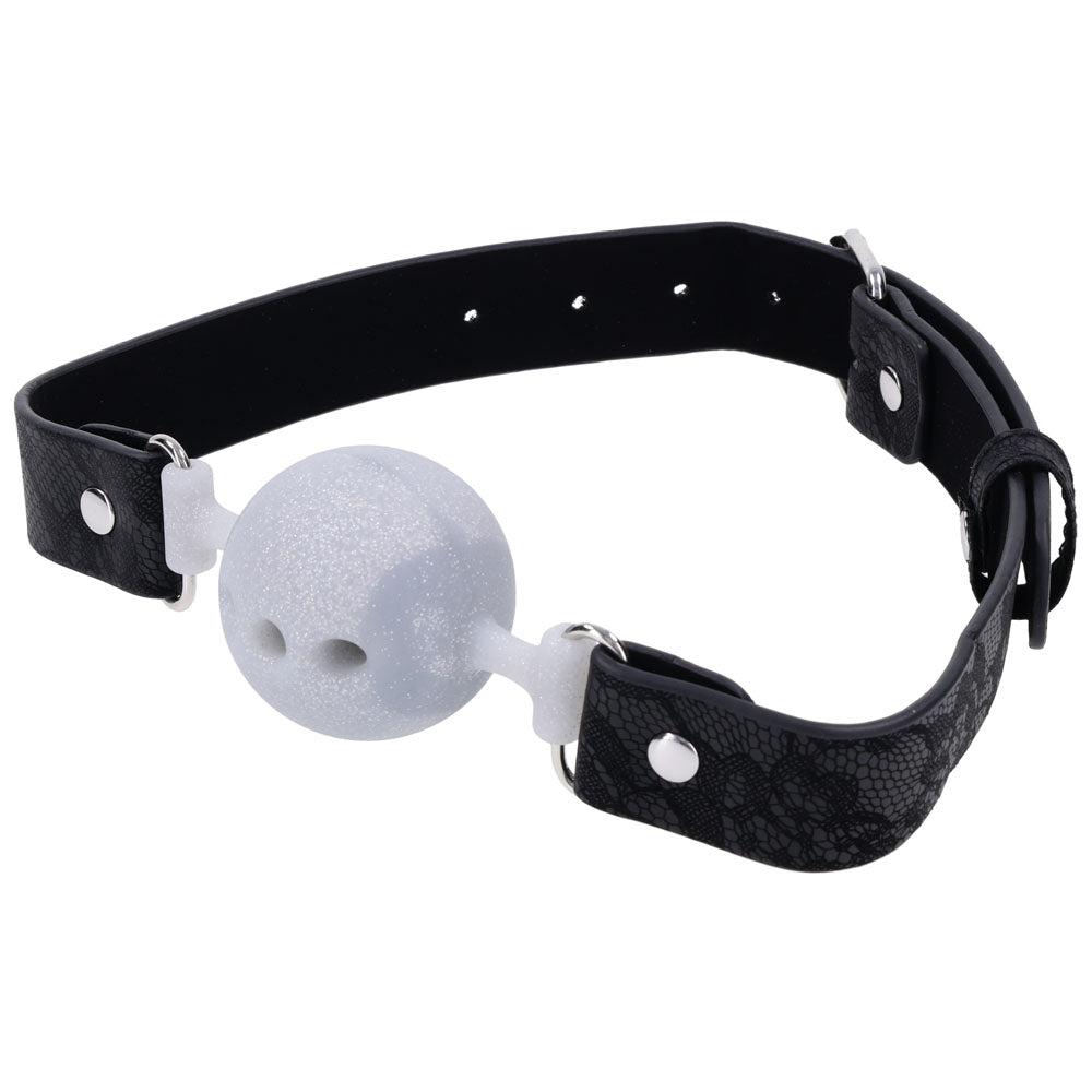 Sportsheets Sex & Mischief Lace Silicone Breathable Ball Gag