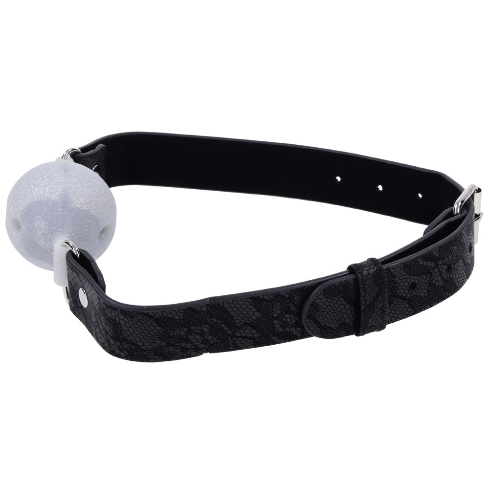 Sportsheets Sex & Mischief Lace Silicone Breathable Ball Gag