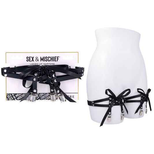 Sportsheets Sex & Mischief Laced Up Garters