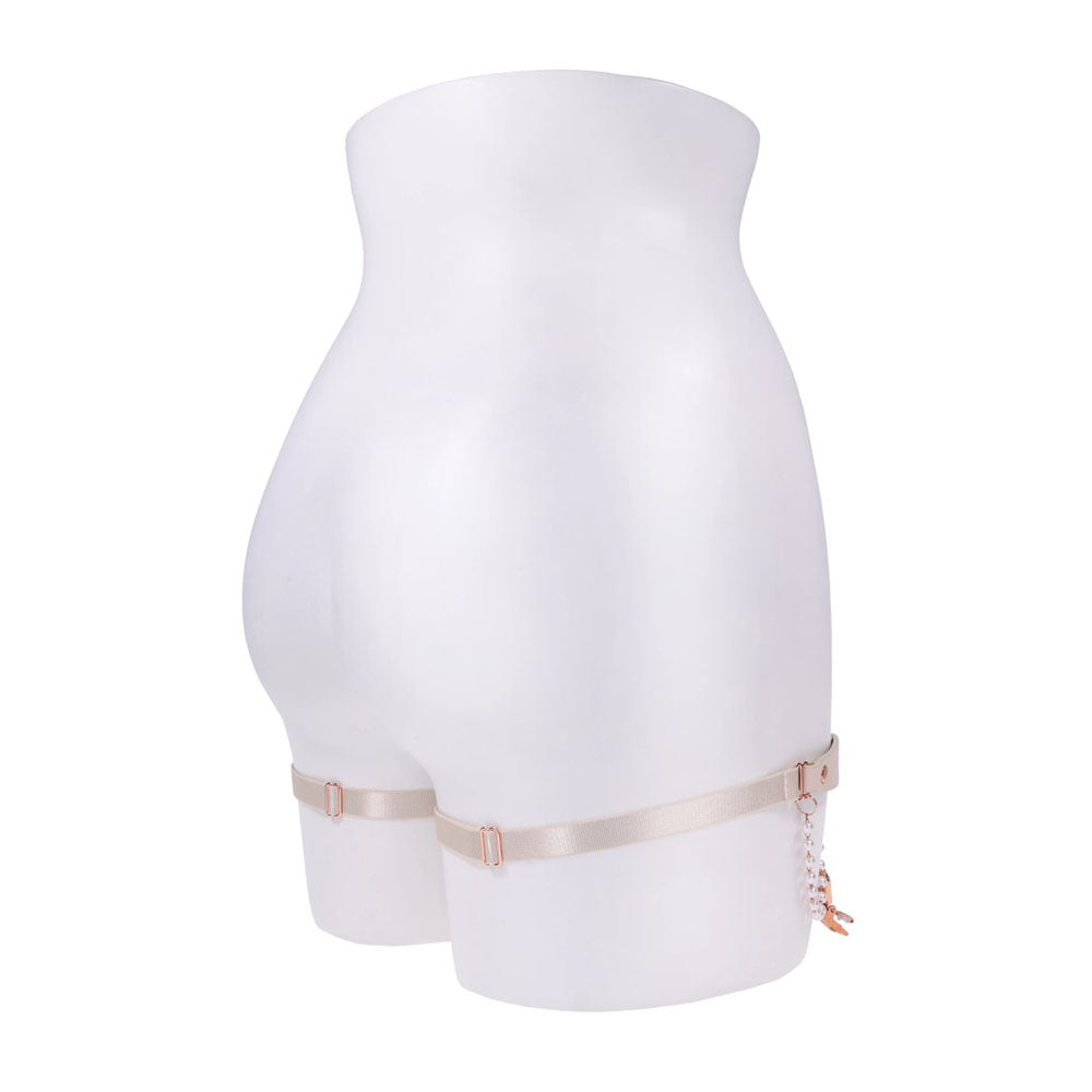 Sportsheets Sex & Mischief Peaches n CreaMe Pearl Garters