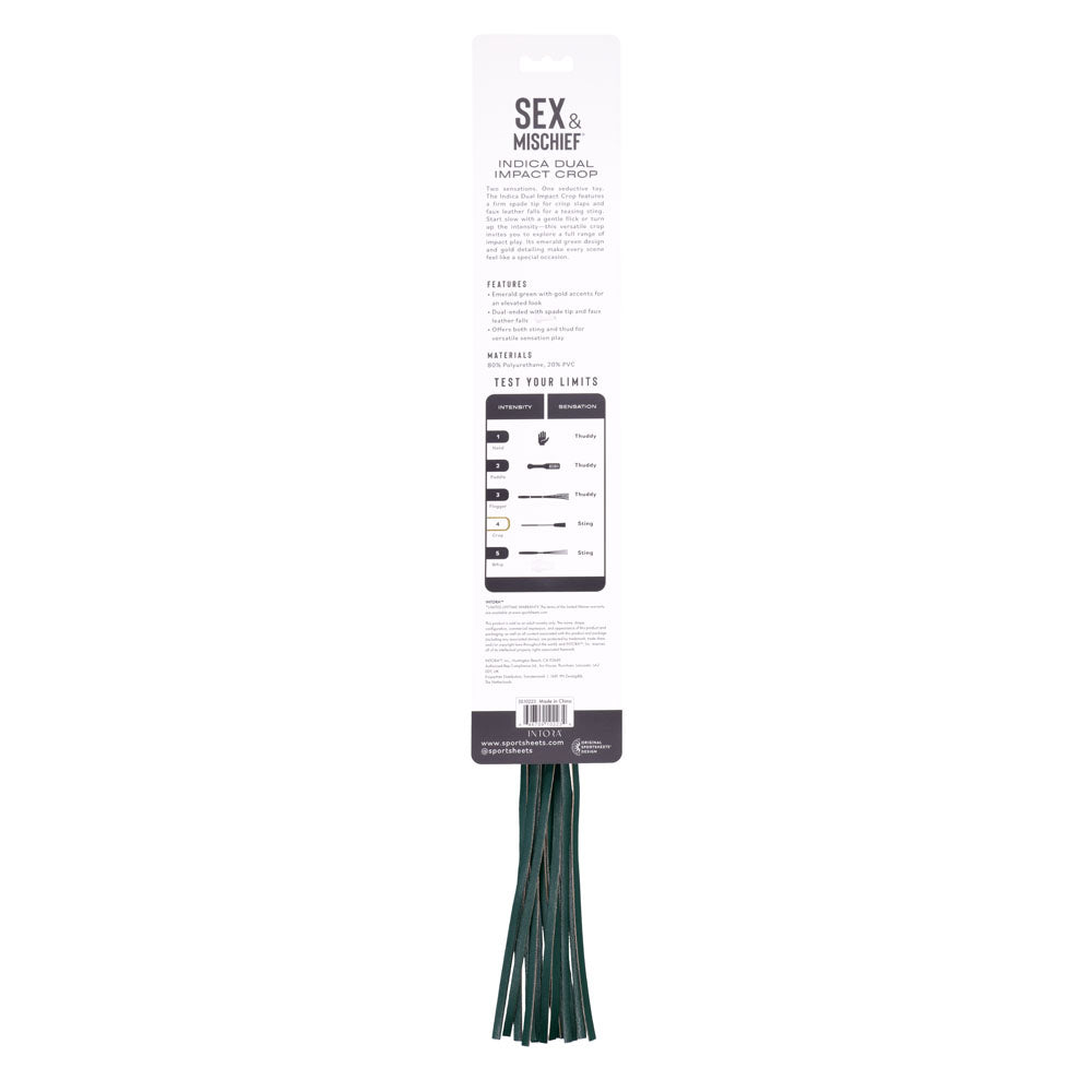 Sportsheets Sex & Mischief Indica Dual Impact Crop