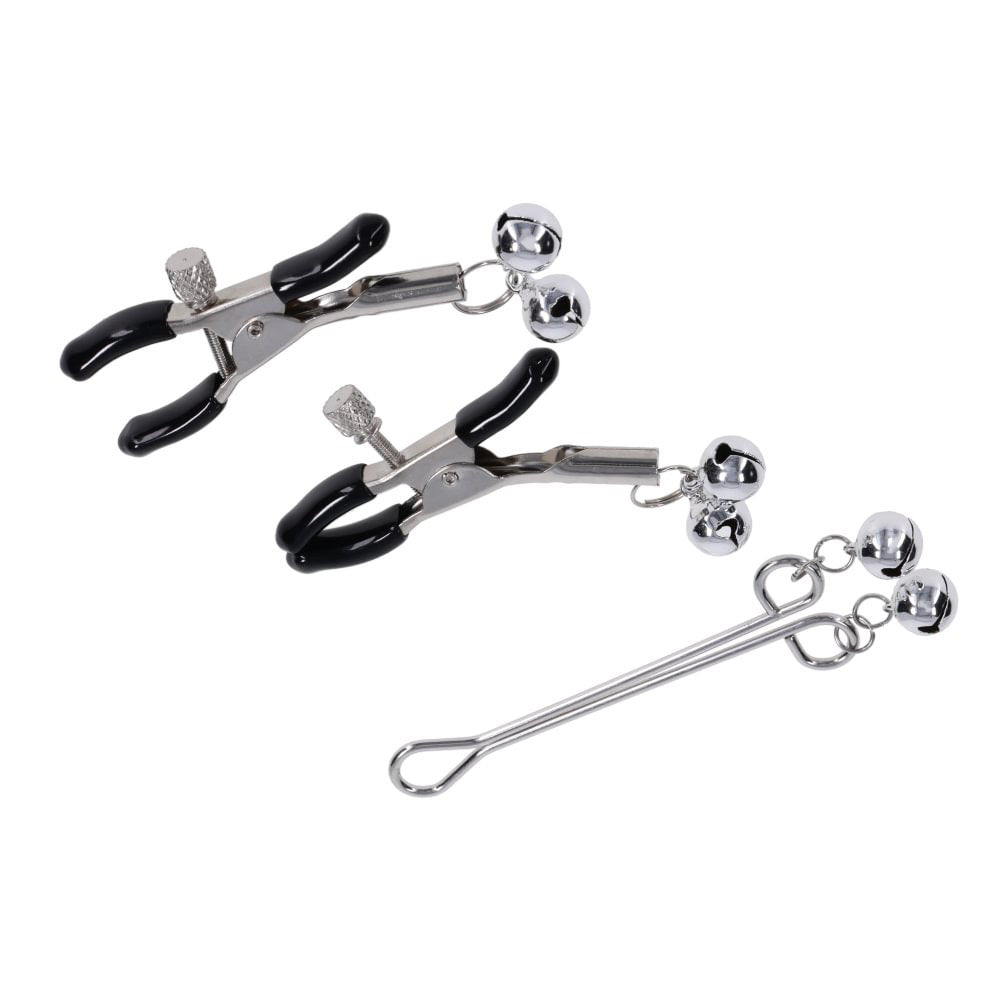 Sportsheets Sex & Mischief Bell Nipple and Clit Jewelry Clamp
