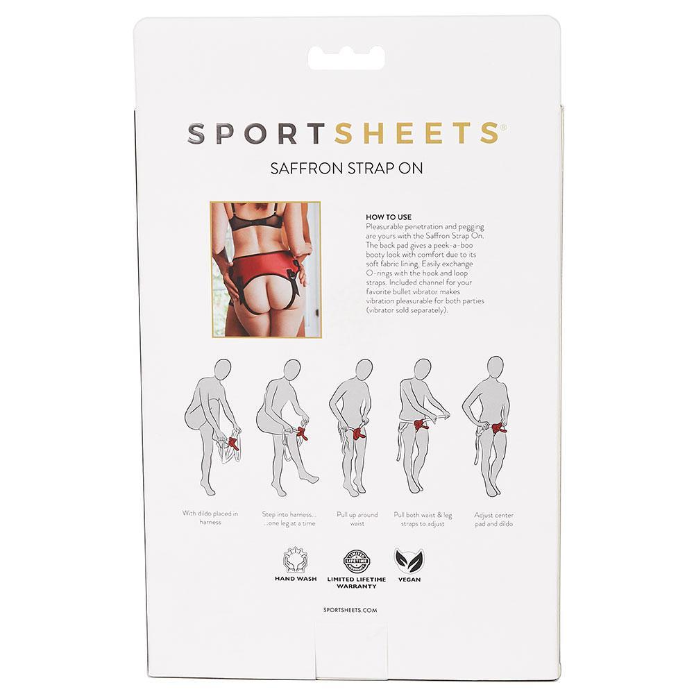 Sportsheets Vegan Leather Saffron Strap-On