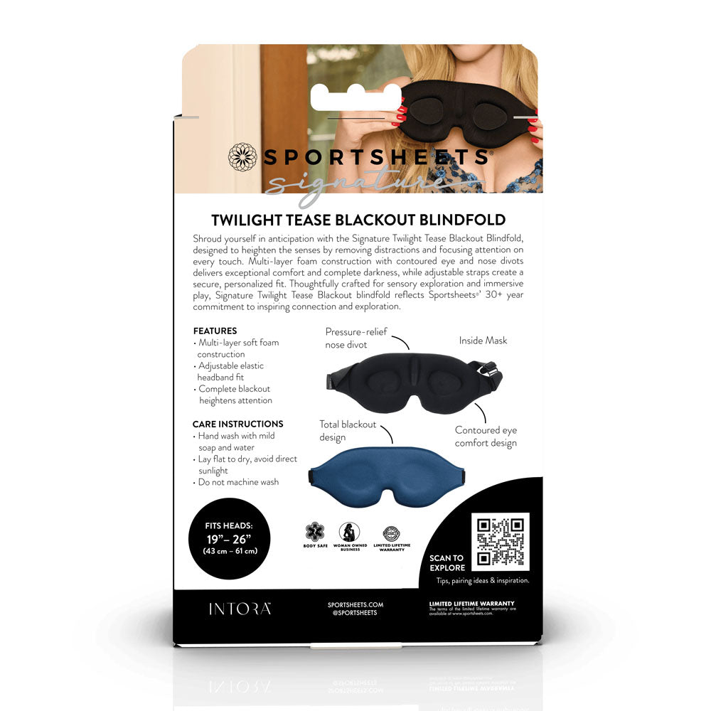 Sportsheets Signature Twilight Tease Blackout Blindfold