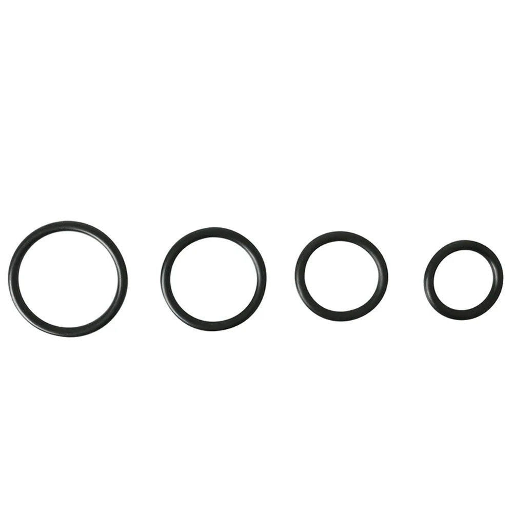 Sportsheets Rubber O-Ring 4 Pack - Black