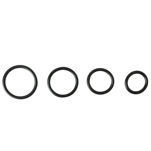 Sportsheets Rubber O-Ring 4 Pack - Black