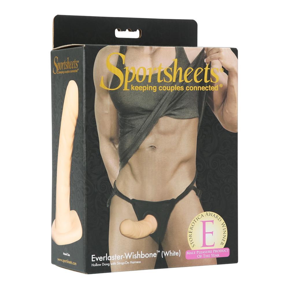 Sportsheets Everlaster - Wishbone Hollow Dildo Strap-On