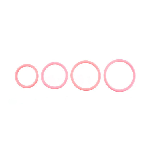 Sportsheets Rubber O-Ring 4 Pack - Coral