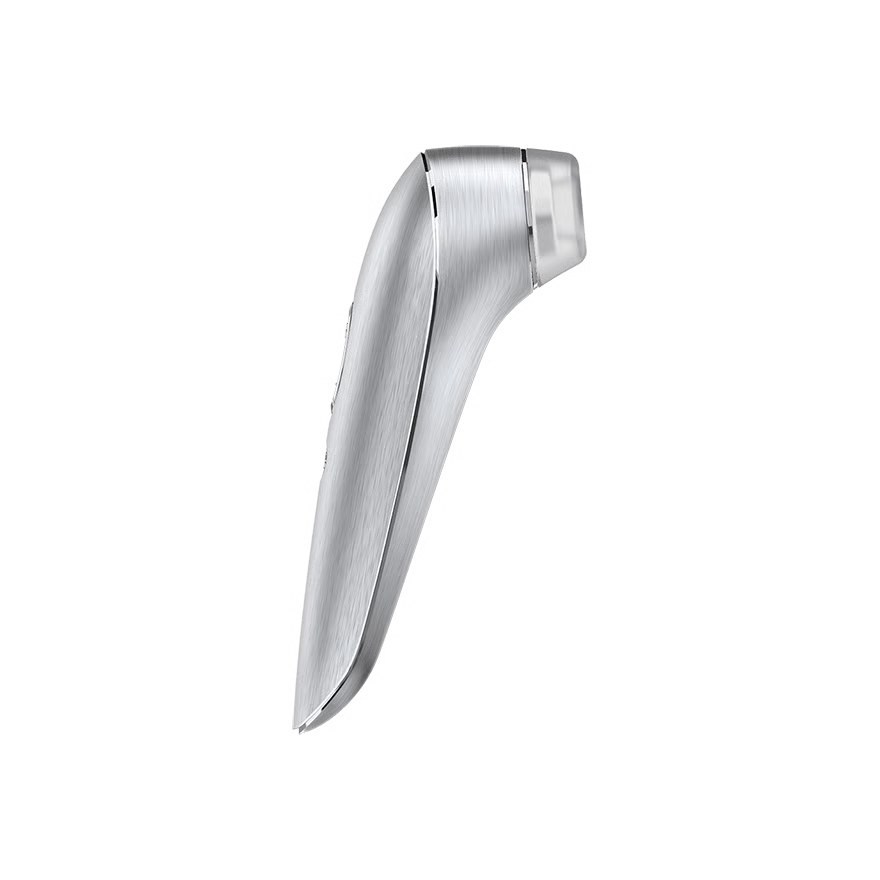 Satisfyer High Fashion - Brushed Aluminum Luxury Air Pulse Stimulator + Vibration