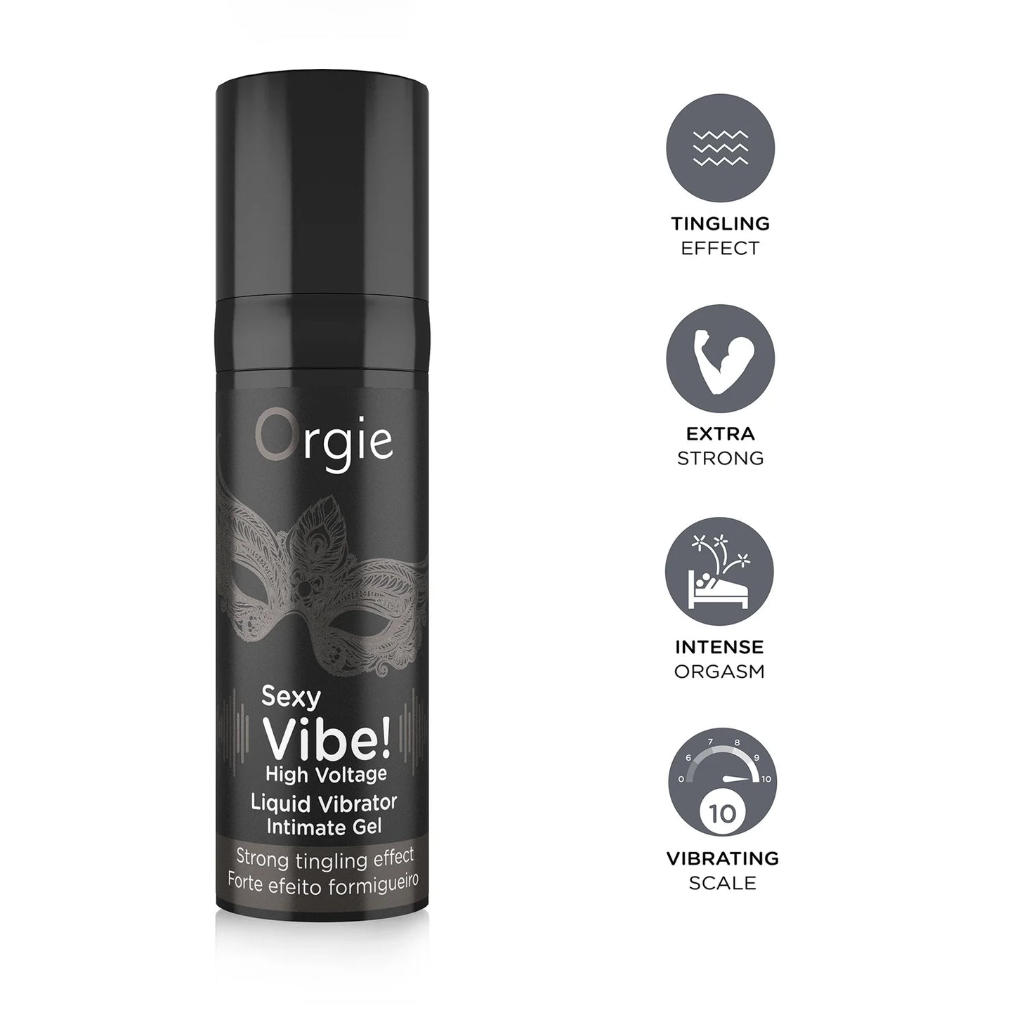 Orgie Sexy Vibe! High Voltage Liquid Vibrator Arousal Gel 15ml