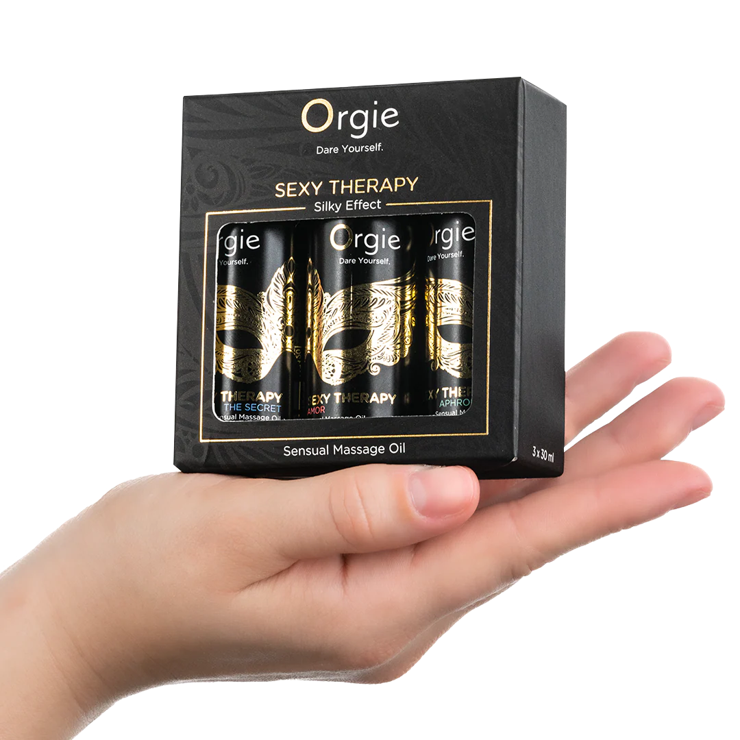 Orgie Sexy Therapy Mini Size Collection Sensual Massage Oils 3x30ml