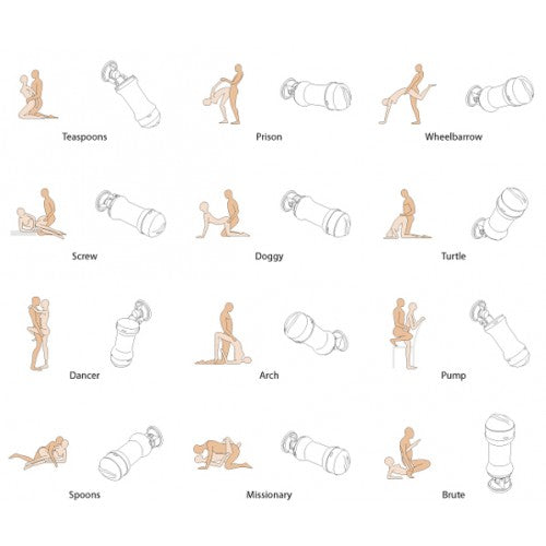 Spider Porn Star Pussy Angel Long Masturbation Sleeve Black