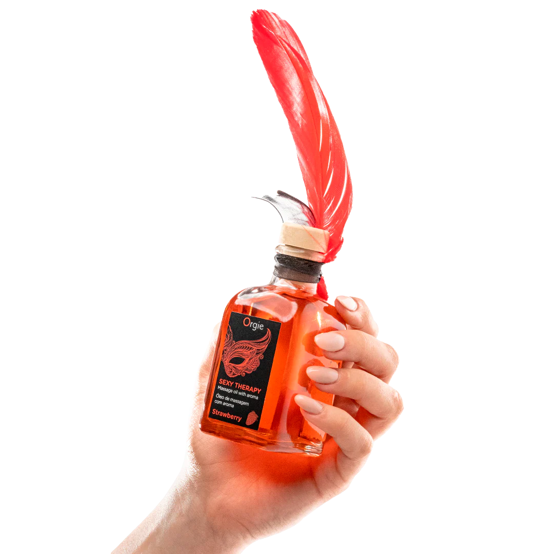 Orgie Sexy Therapy Strawberry Kissable Massage Oil 100ml